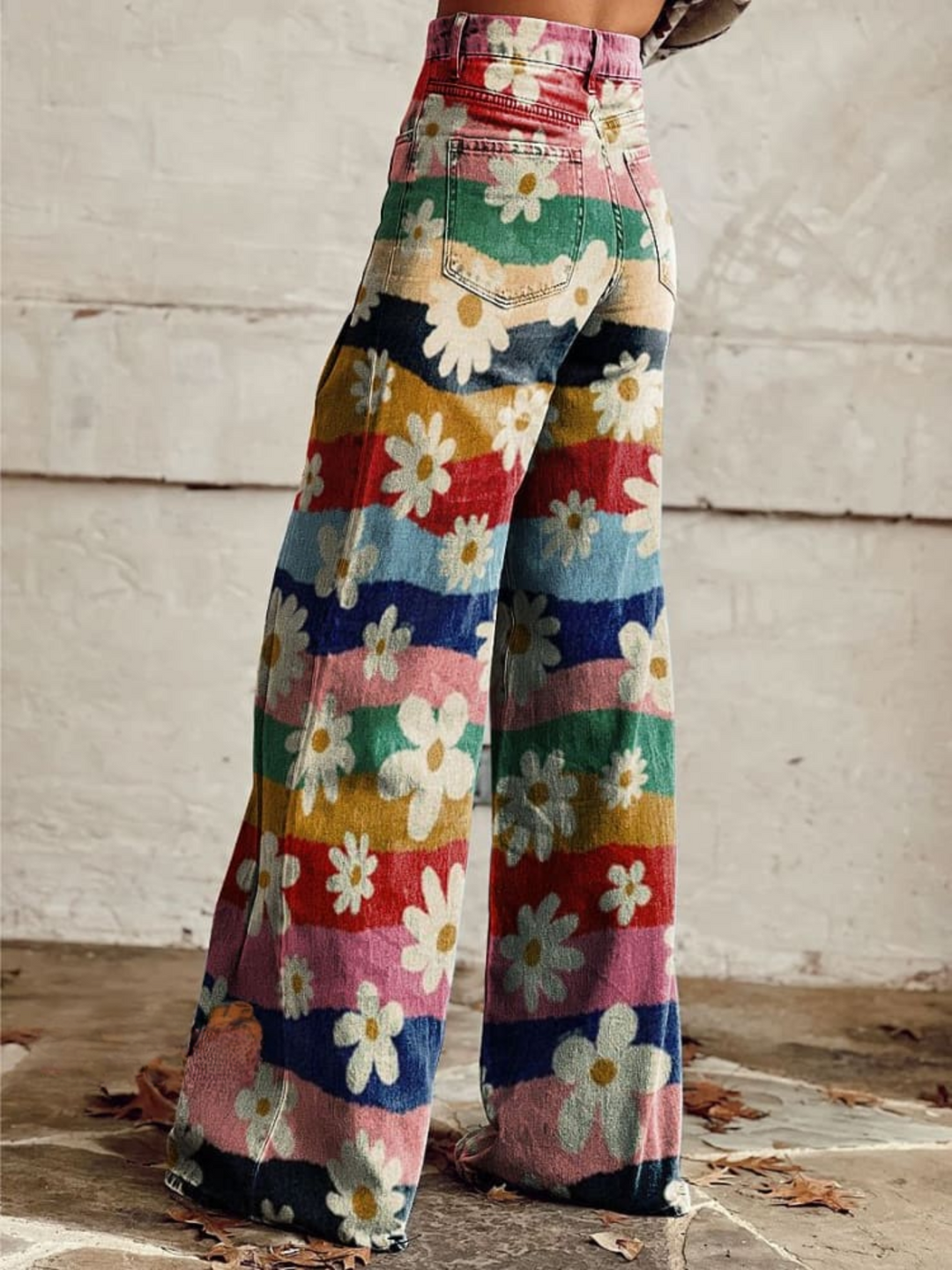Floor | Retro bloemenbroek