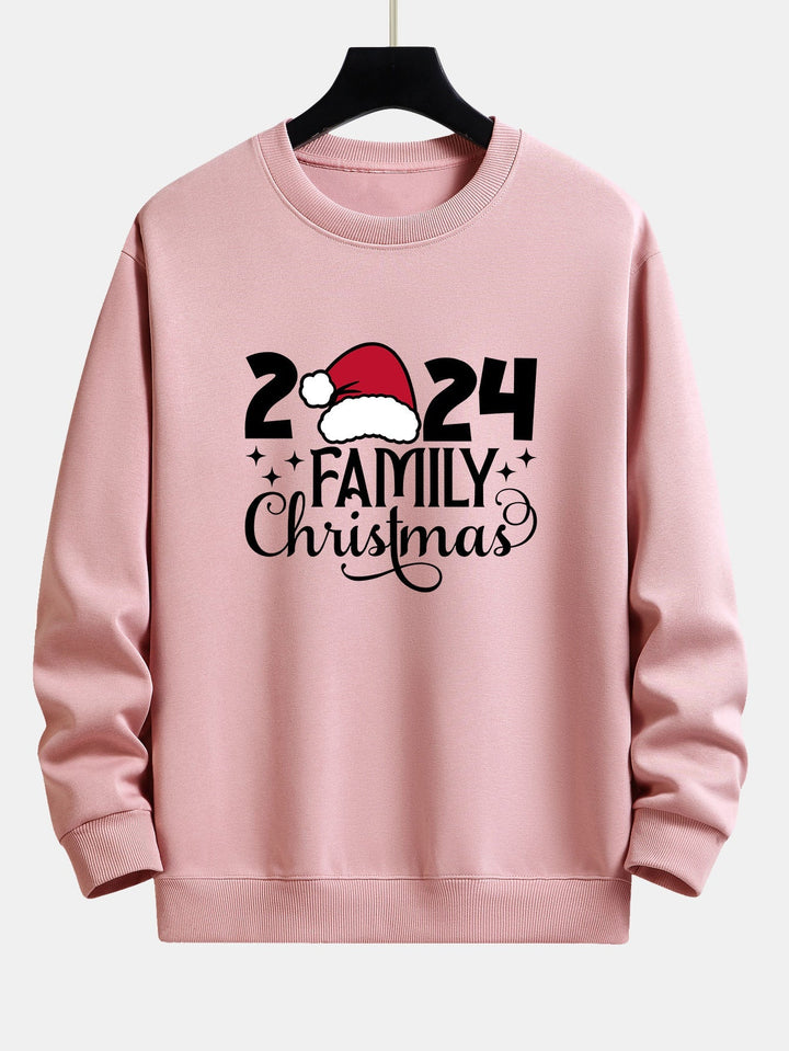 Matthijs | Familiesweater met kerstprint en relaxte pasvorm