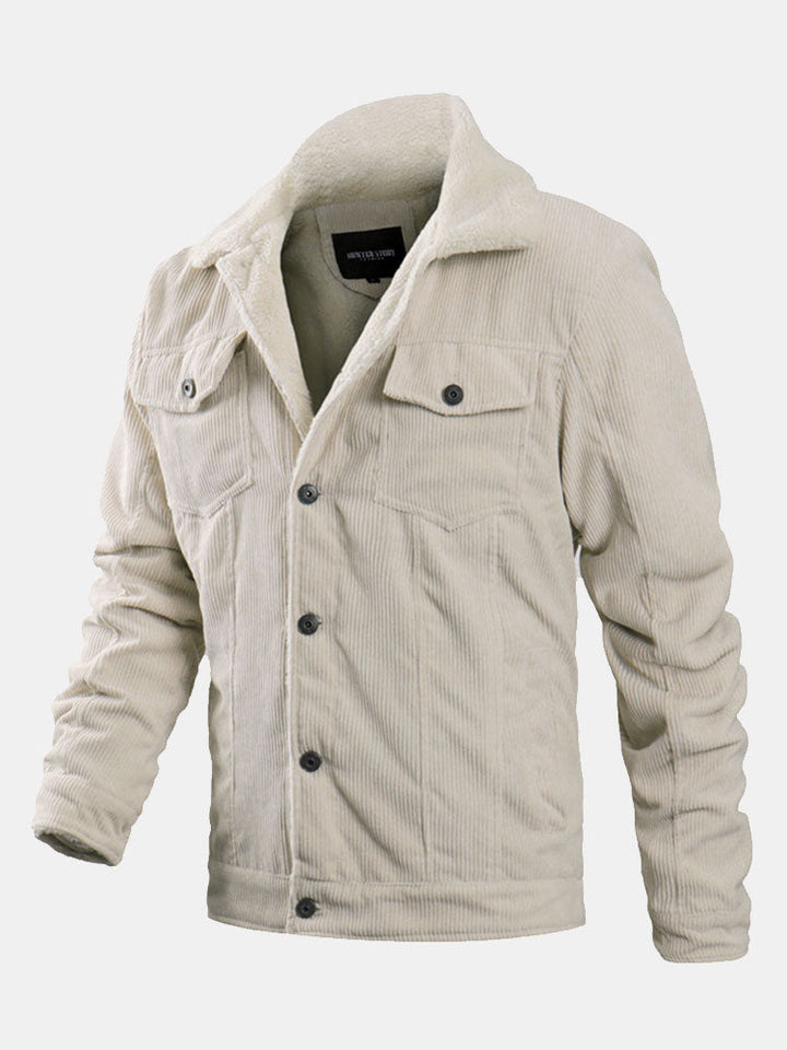 Sem | Corduroy jack met teddyvoering