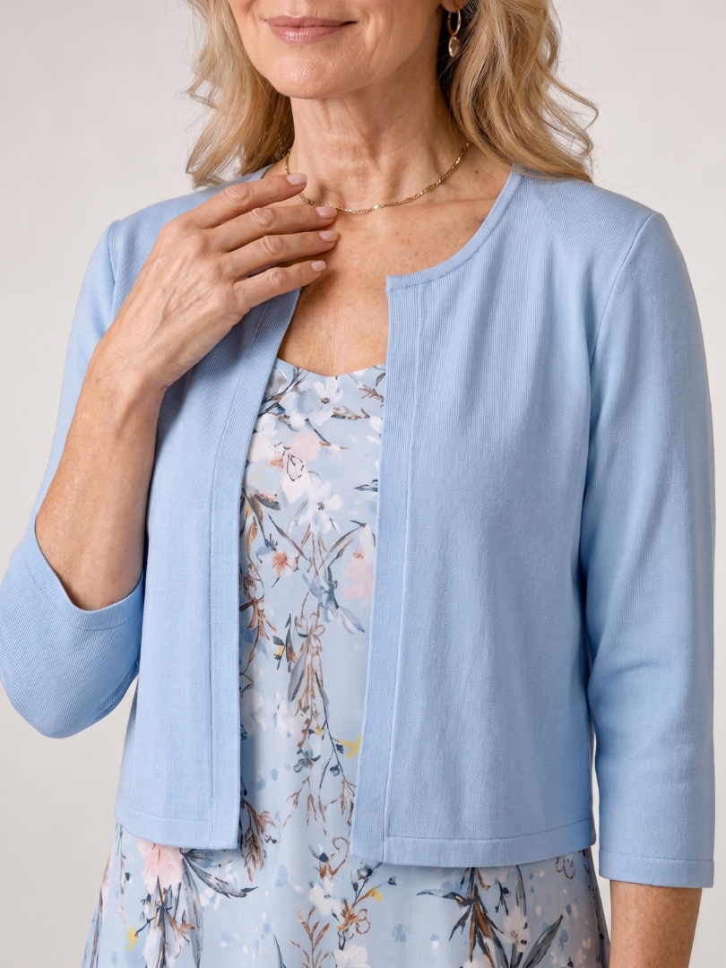 Hetty | Midi-jurk met Bijpassende Bolero