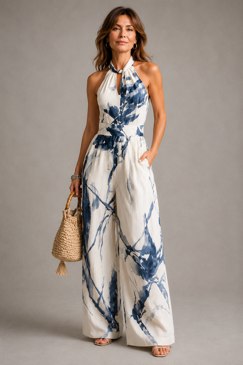Tamara | Jumpsuit met batikprint