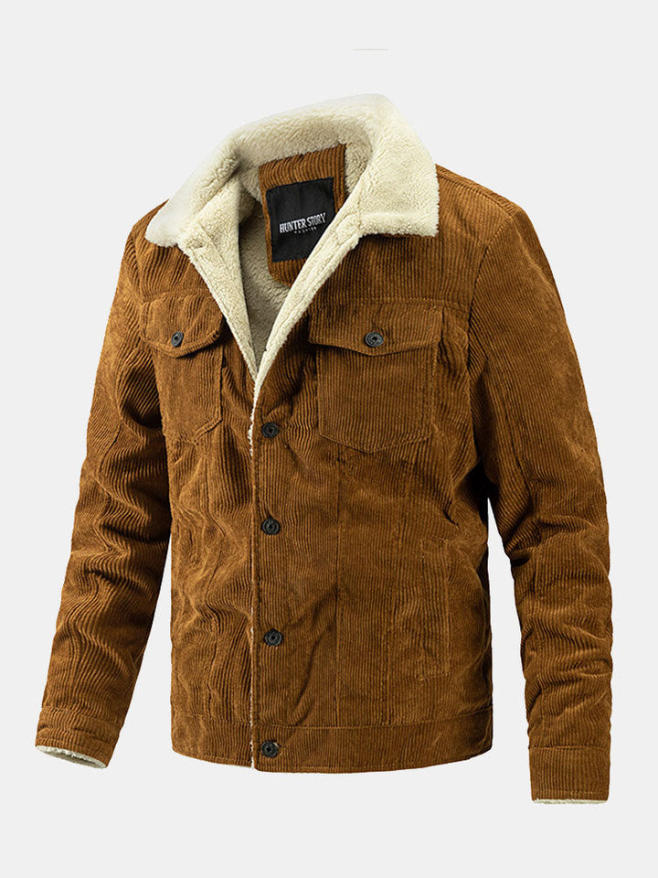Sem | Corduroy jack met teddyvoering