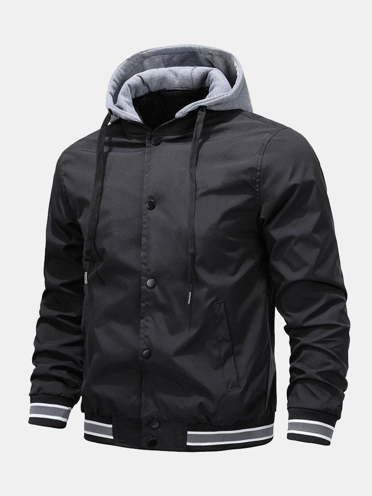 Onno | Bomber jack met afneembare capuchon