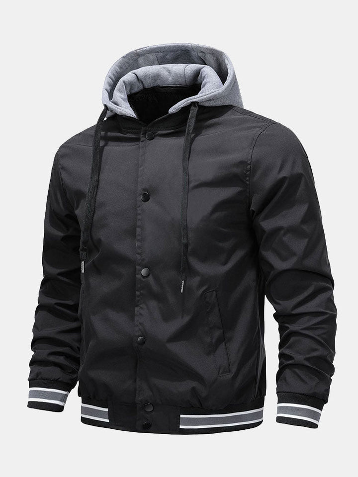 Onno | Bomber jack met afneembare capuchon