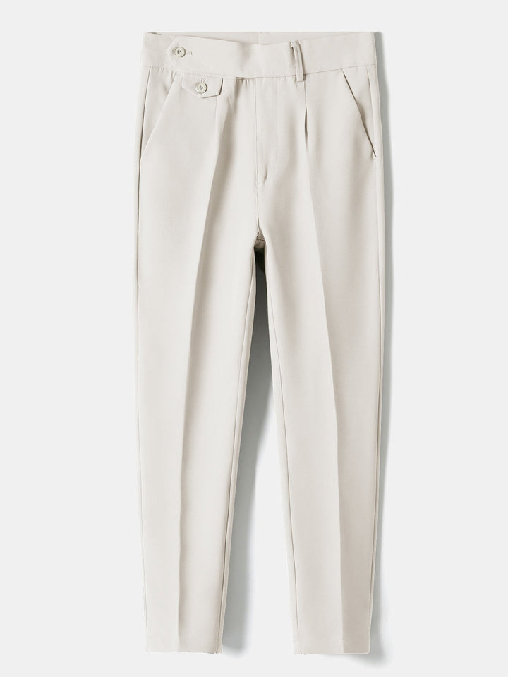 Wessel | Slim Fit Cropped Pantalon