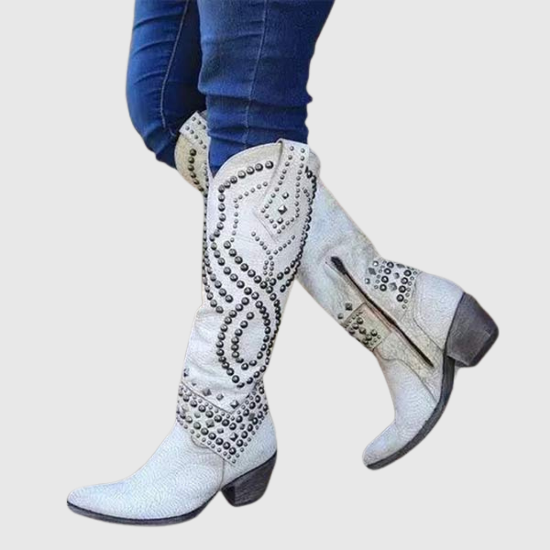 Tessa | Western kniehoge laarzen