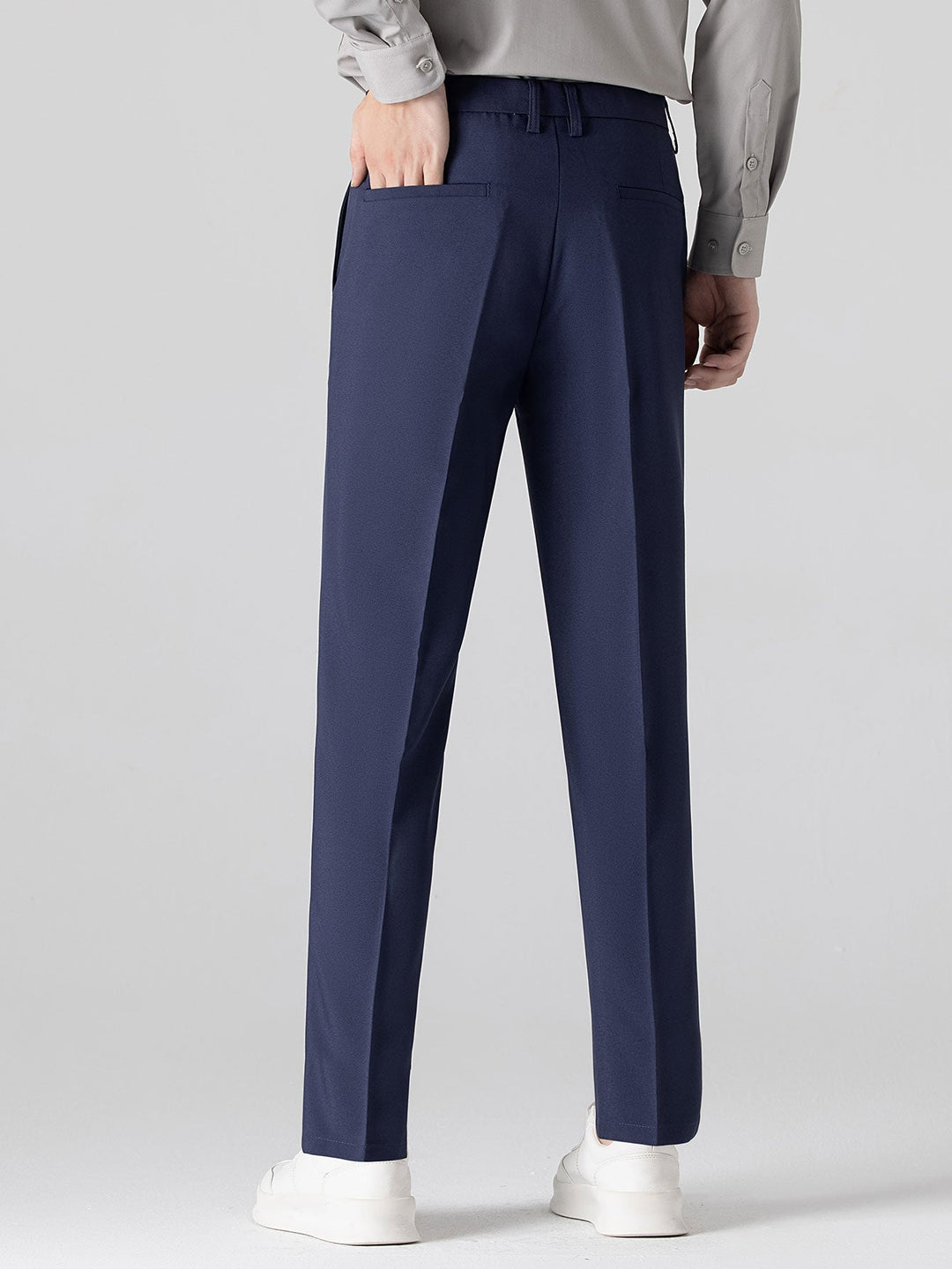 Sjoerd | Slim Fit Taps Toelopende Pantalon