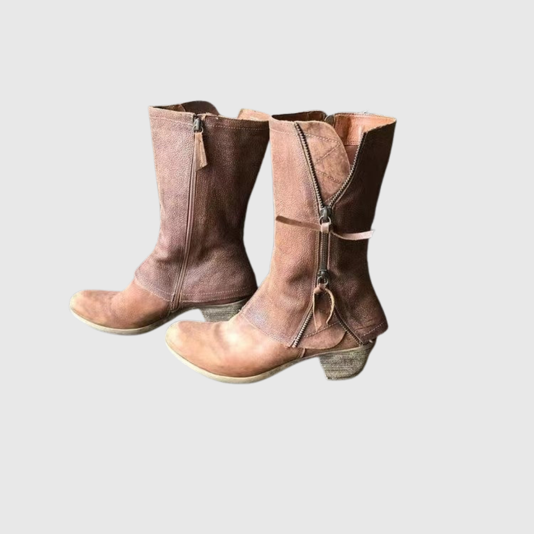 Julia | Luxe leren laarzen