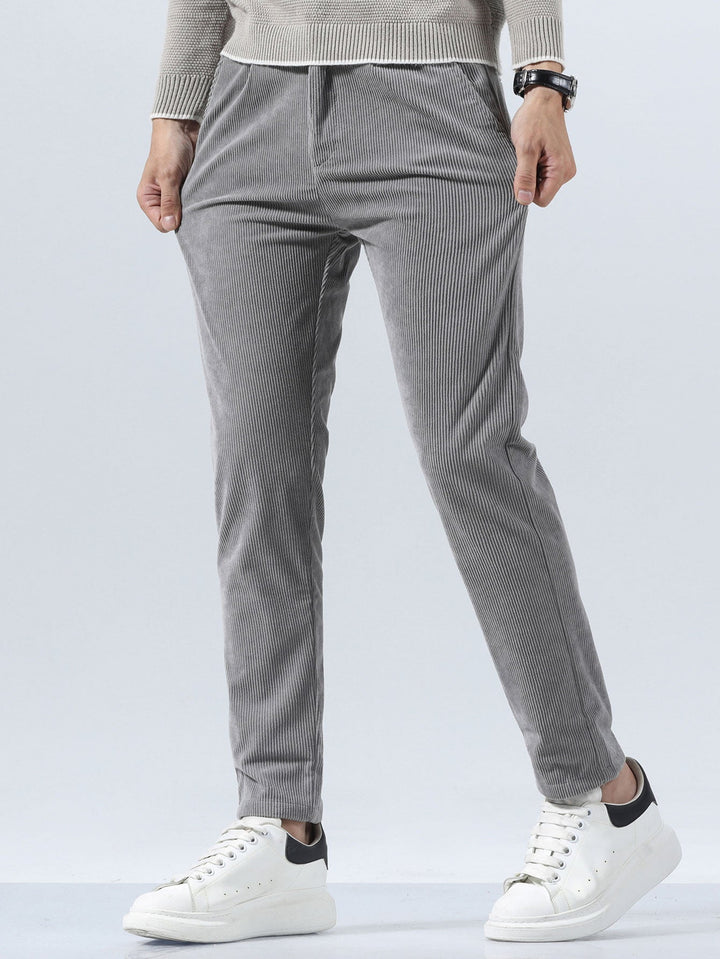 Luc | Corduroy Slim Fit Broek