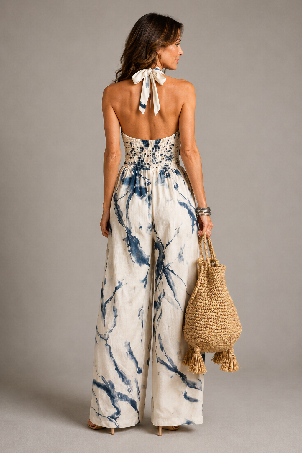 Tamara | Jumpsuit met batikprint