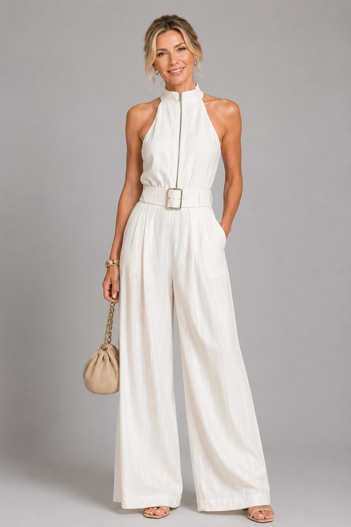 Marijke | Jumpsuit met ritssluiting