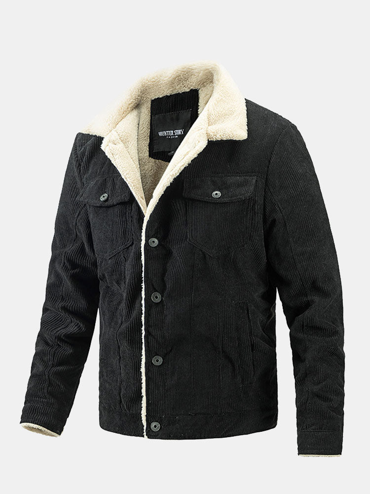 Sem | Corduroy jack met teddyvoering