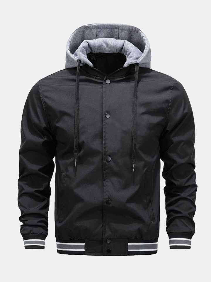Onno | Bomber jack met afneembare capuchon