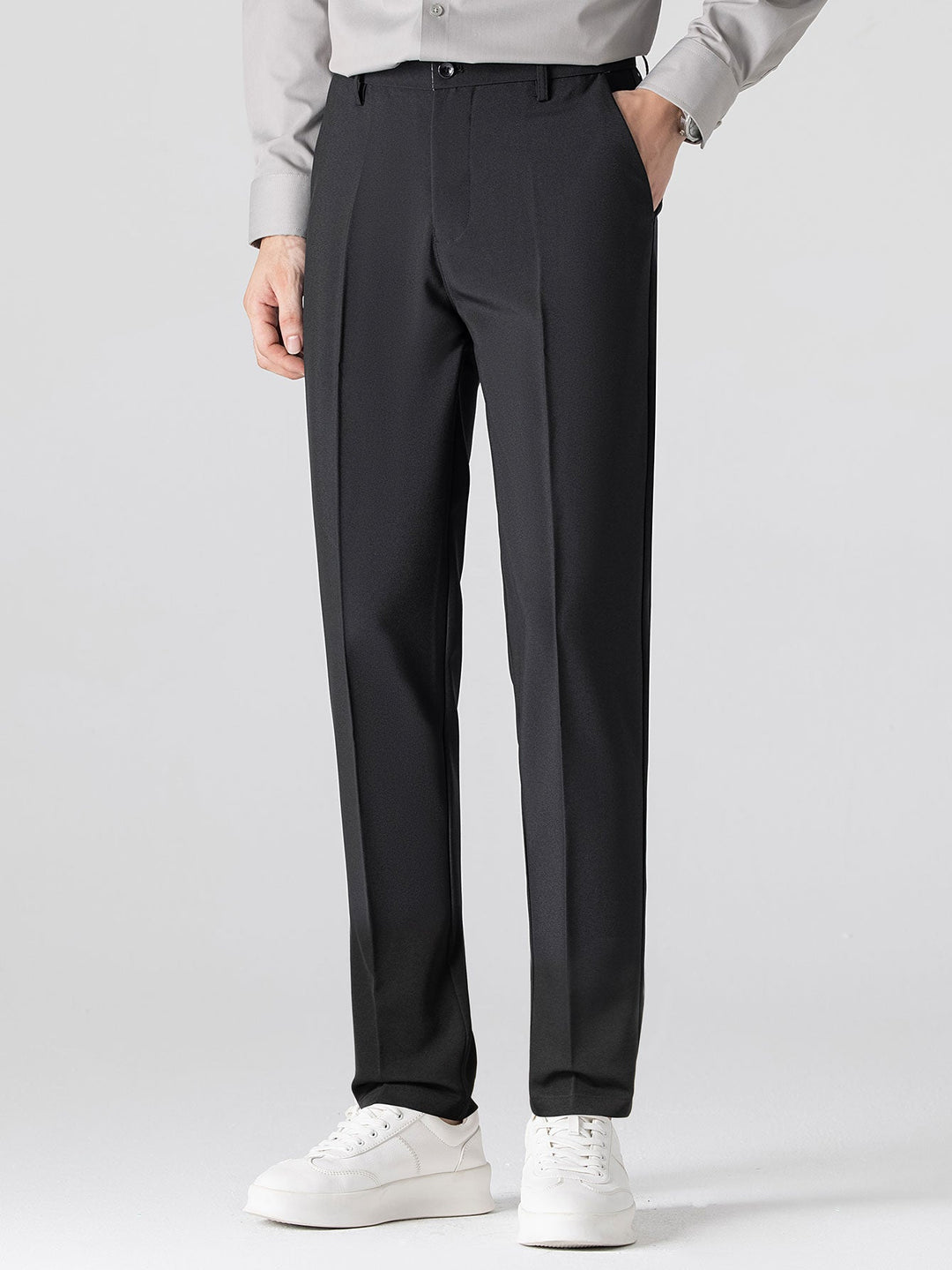 Sjoerd | Slim Fit Taps Toelopende Pantalon