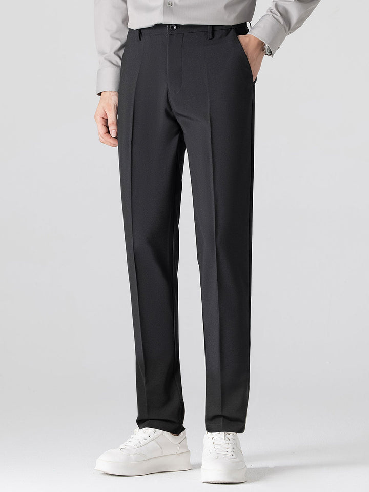 Sjoerd | Slim Fit Taps Toelopende Pantalon