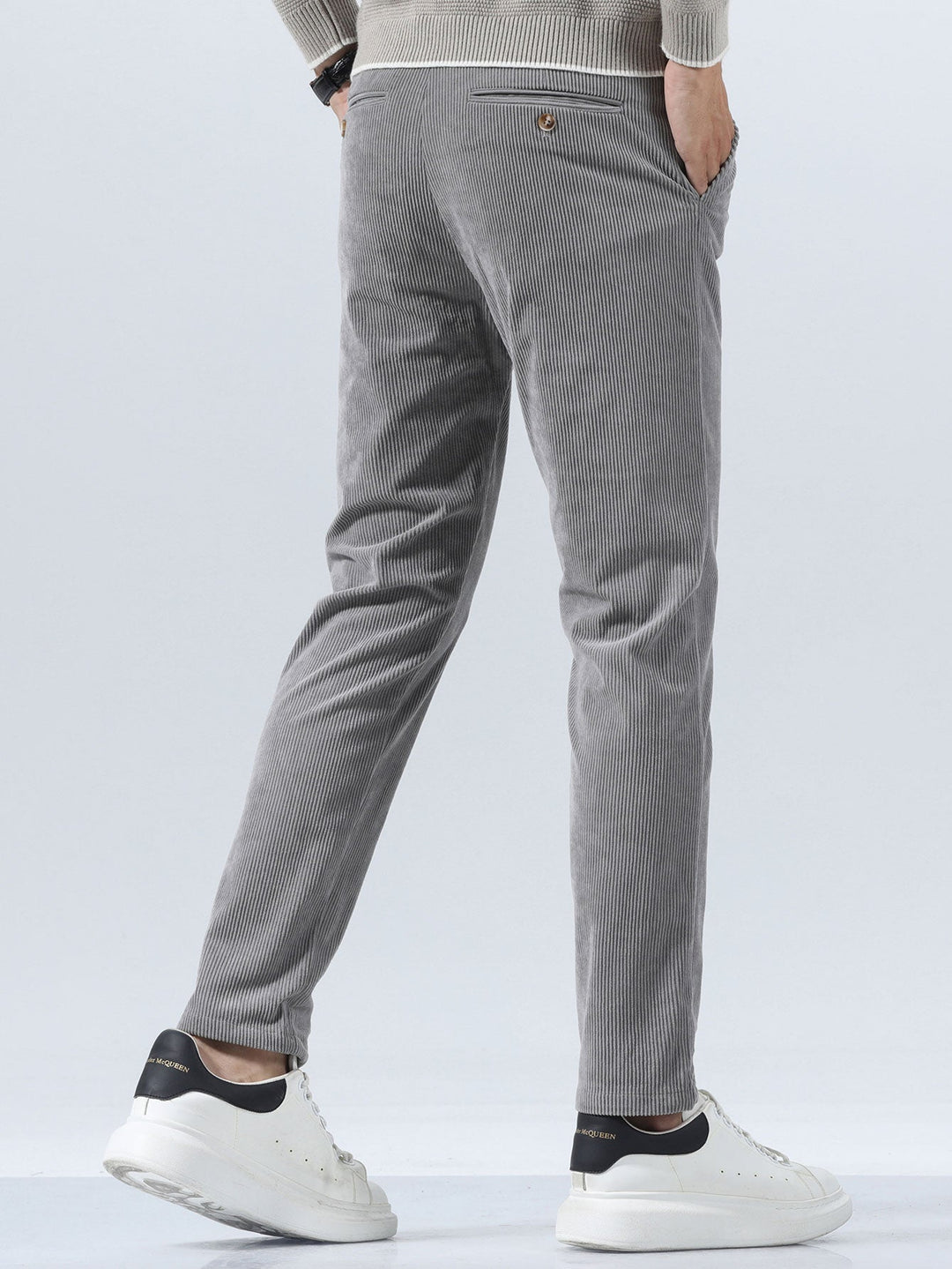 Luc | Corduroy Slim Fit Broek