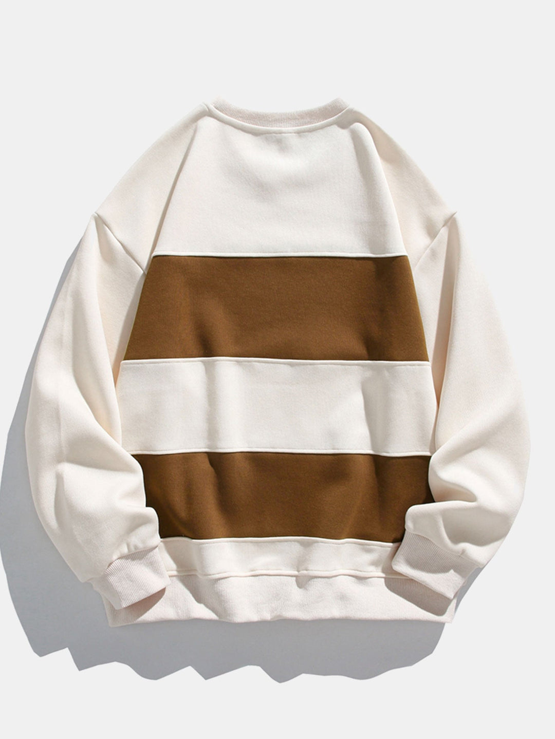 Daan | Sweater met kleurvlakken en relaxte pasvorm