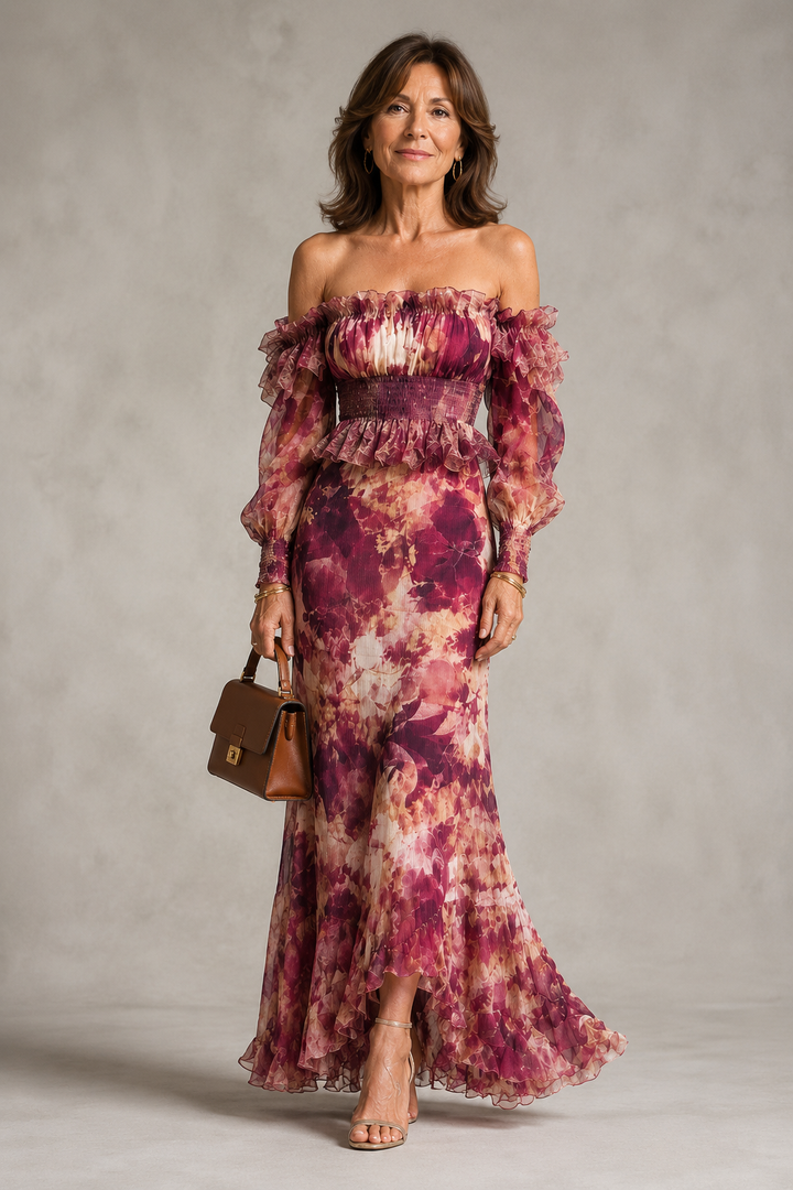 Angelique | Jumpsuit met volantmouwen