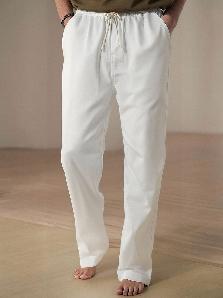Dave | Linnen Broek Straight Leg