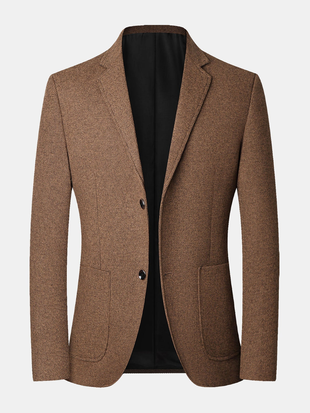 Ties | Blazer met fijne ruit in wollook