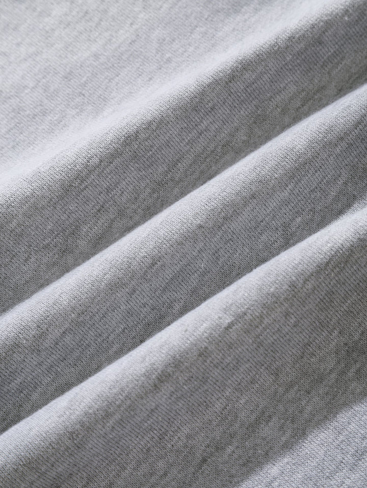 Twan | Basic katoenen hoodie met doorlopende ritssluiting