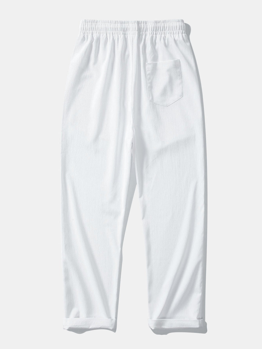 Erik | Kreukstof Broek Straight Leg