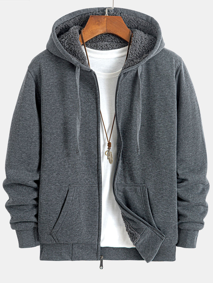 Fedde | Hoodie met teddyfleecevoering