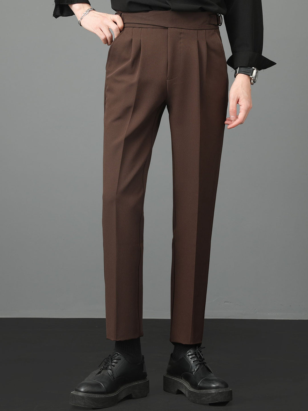 Björn | High Waist Slim Fit Pantalon