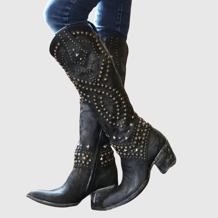 Tessa | Western kniehoge laarzen