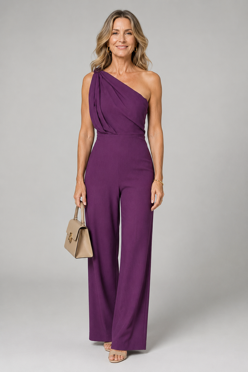 Sabine | Jumpsuit met asymmetrische schouder