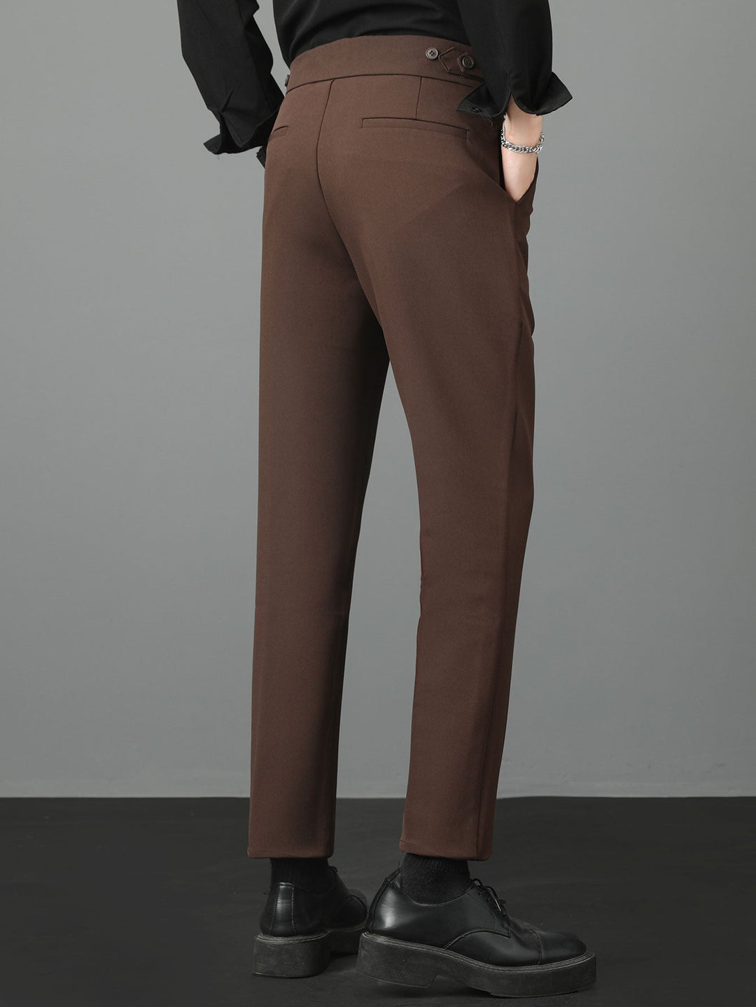 Björn | High Waist Slim Fit Pantalon