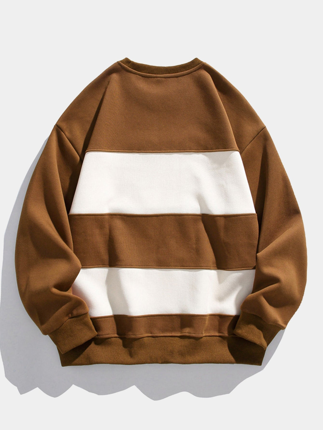 Daan | Sweater met kleurvlakken en relaxte pasvorm