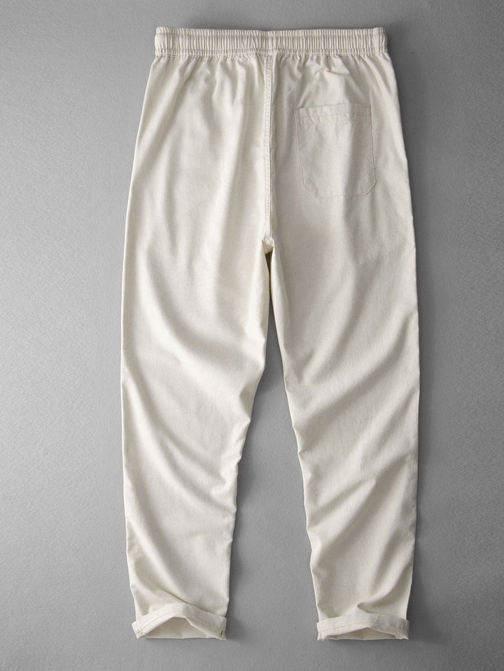 Dave | Linnen Broek Straight Leg