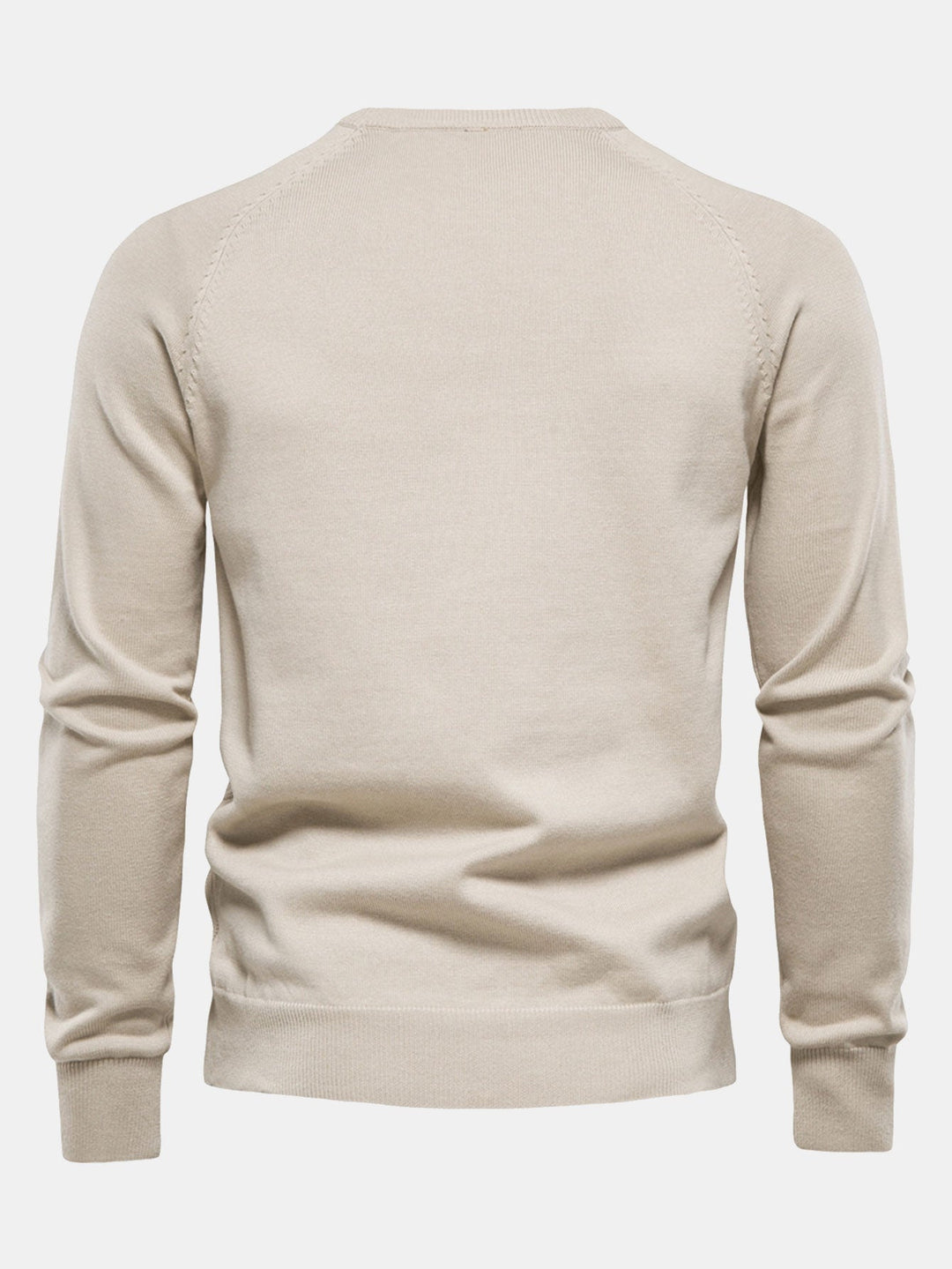 Cas | Jacquardtrui met geometrisch motief en ronde hals