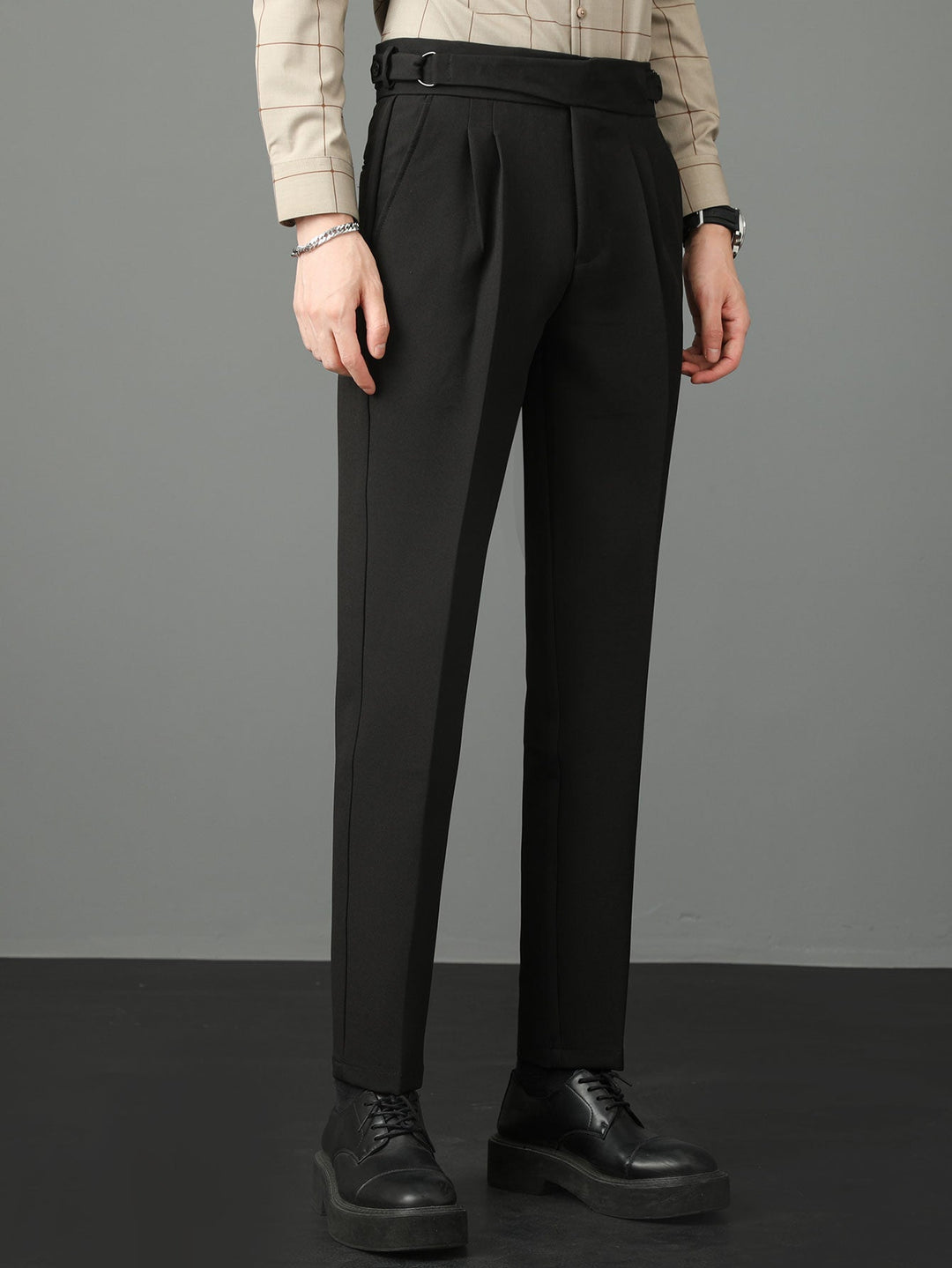 Björn | High Waist Slim Fit Pantalon