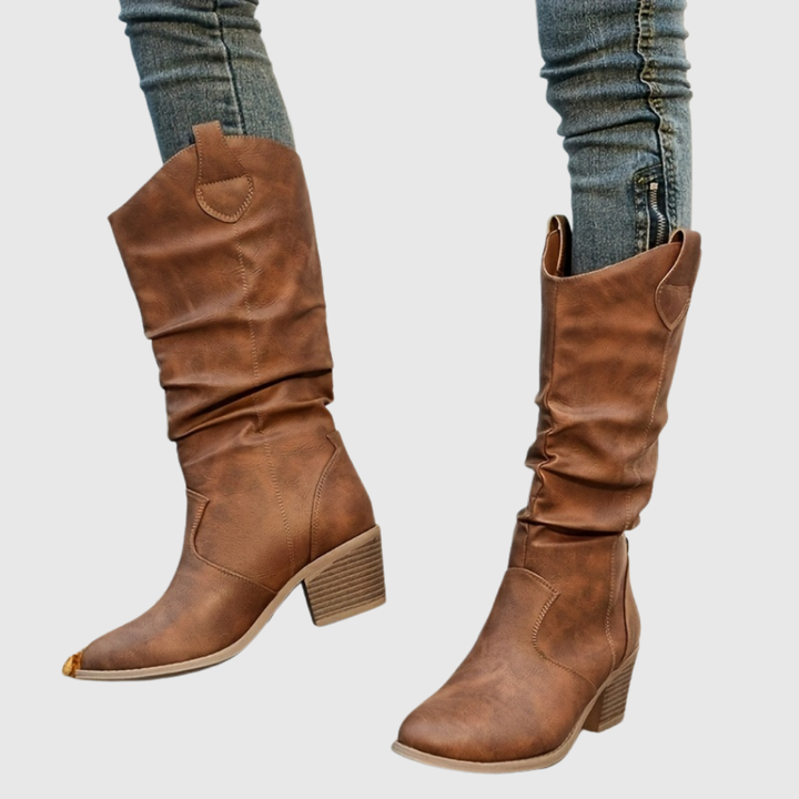 Demi | Bruine westernlaarzen