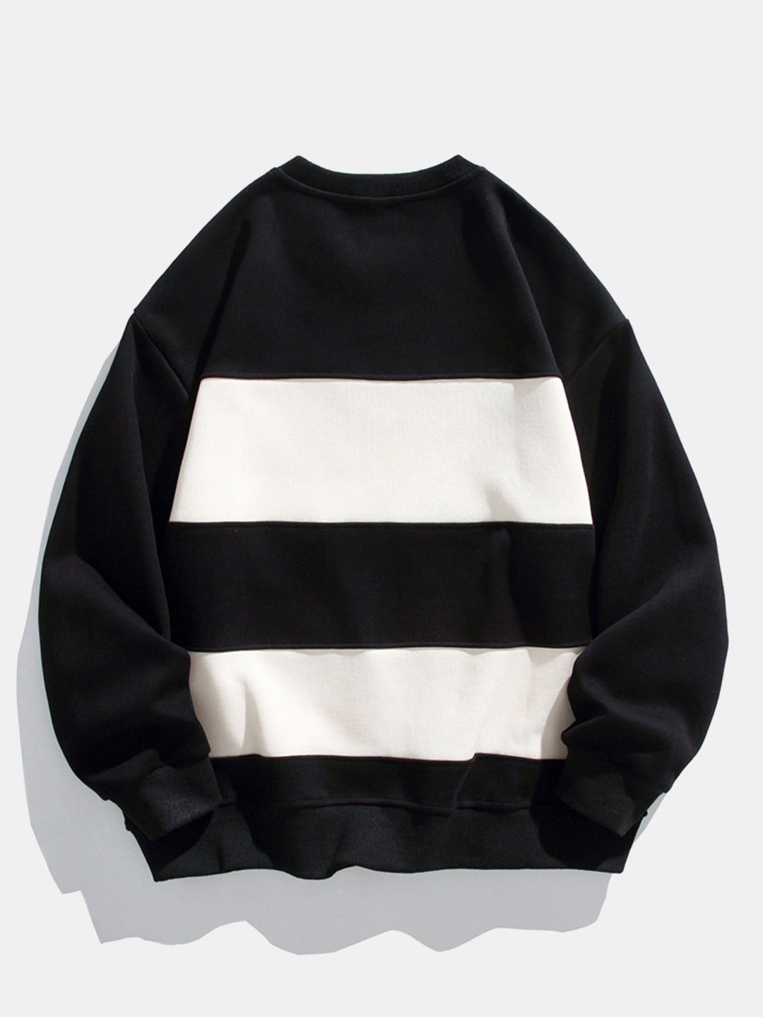Daan | Sweater met kleurvlakken en relaxte pasvorm