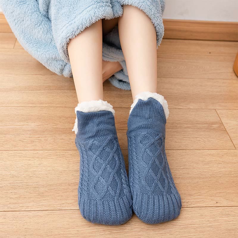 Lonneke | Warme huissokken met lamswollook (2 paar)