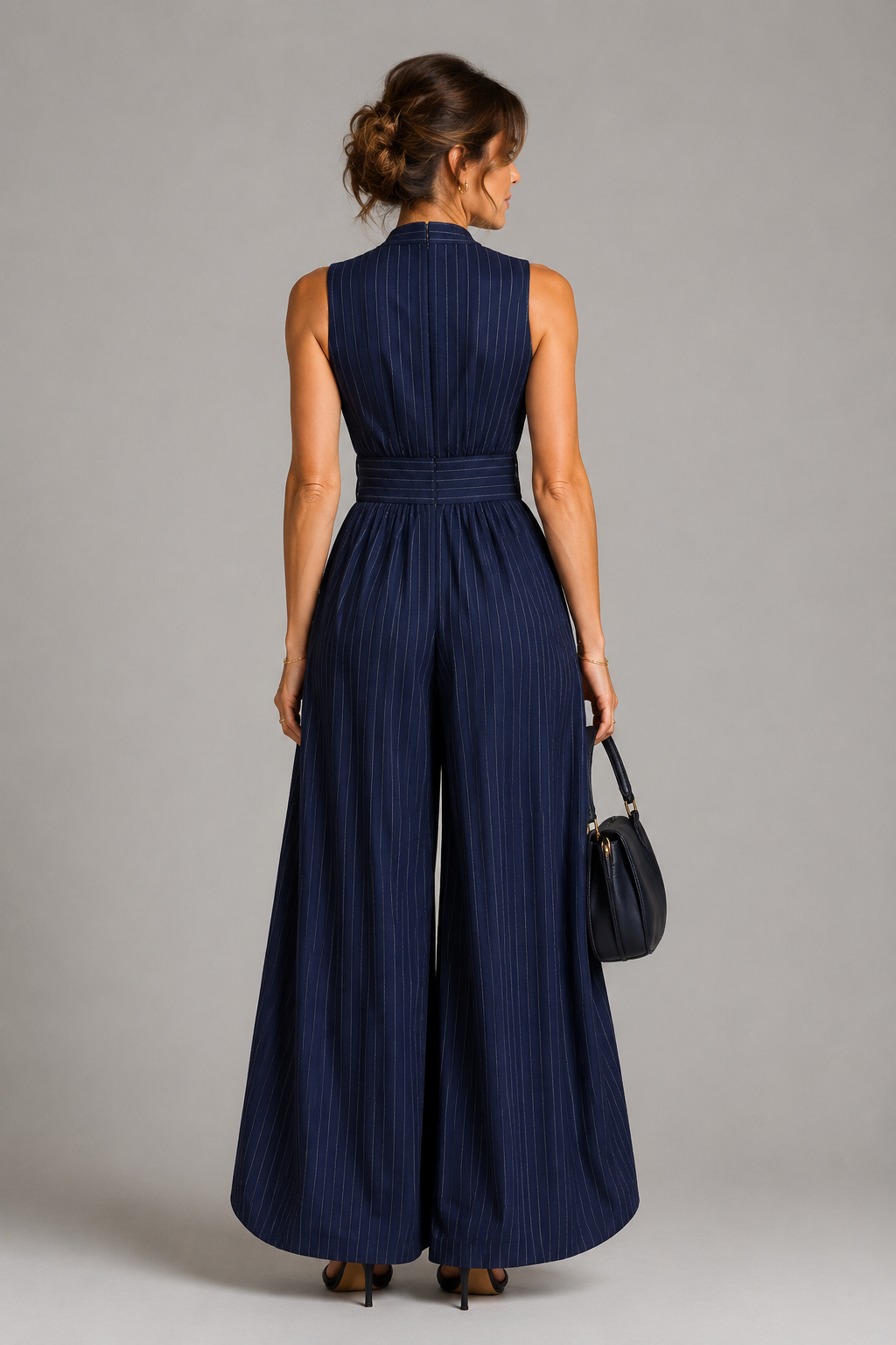 Inge | Jumpsuit met opstaande kraag