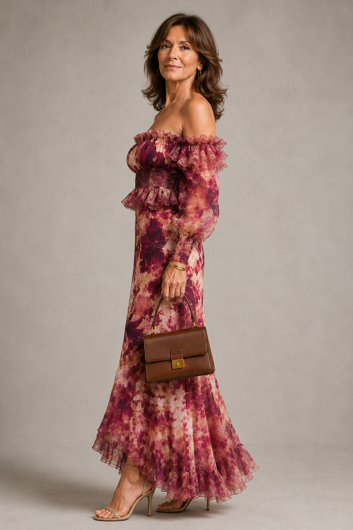 Angelique | Jumpsuit met volantmouwen