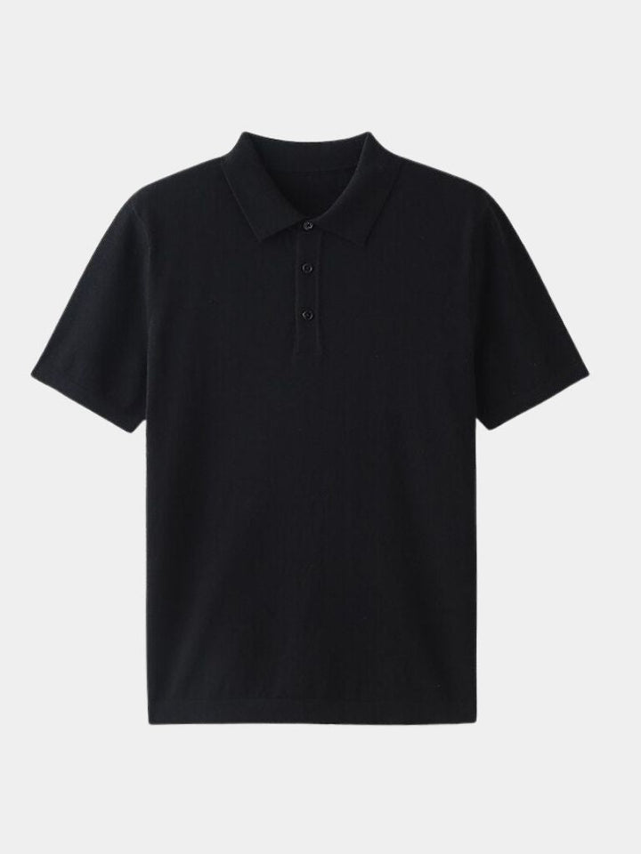 Aldert | Klassieke polo met korte mouwen en knoopsluiting