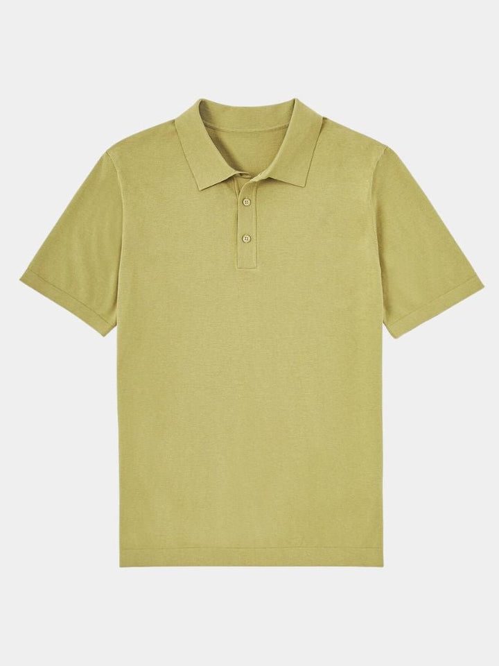 Aldert | Klassieke polo met korte mouwen en knoopsluiting