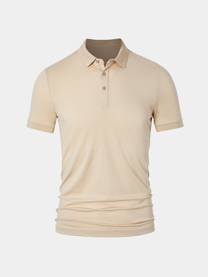 Allard | Crèmekleurige klassieke polo