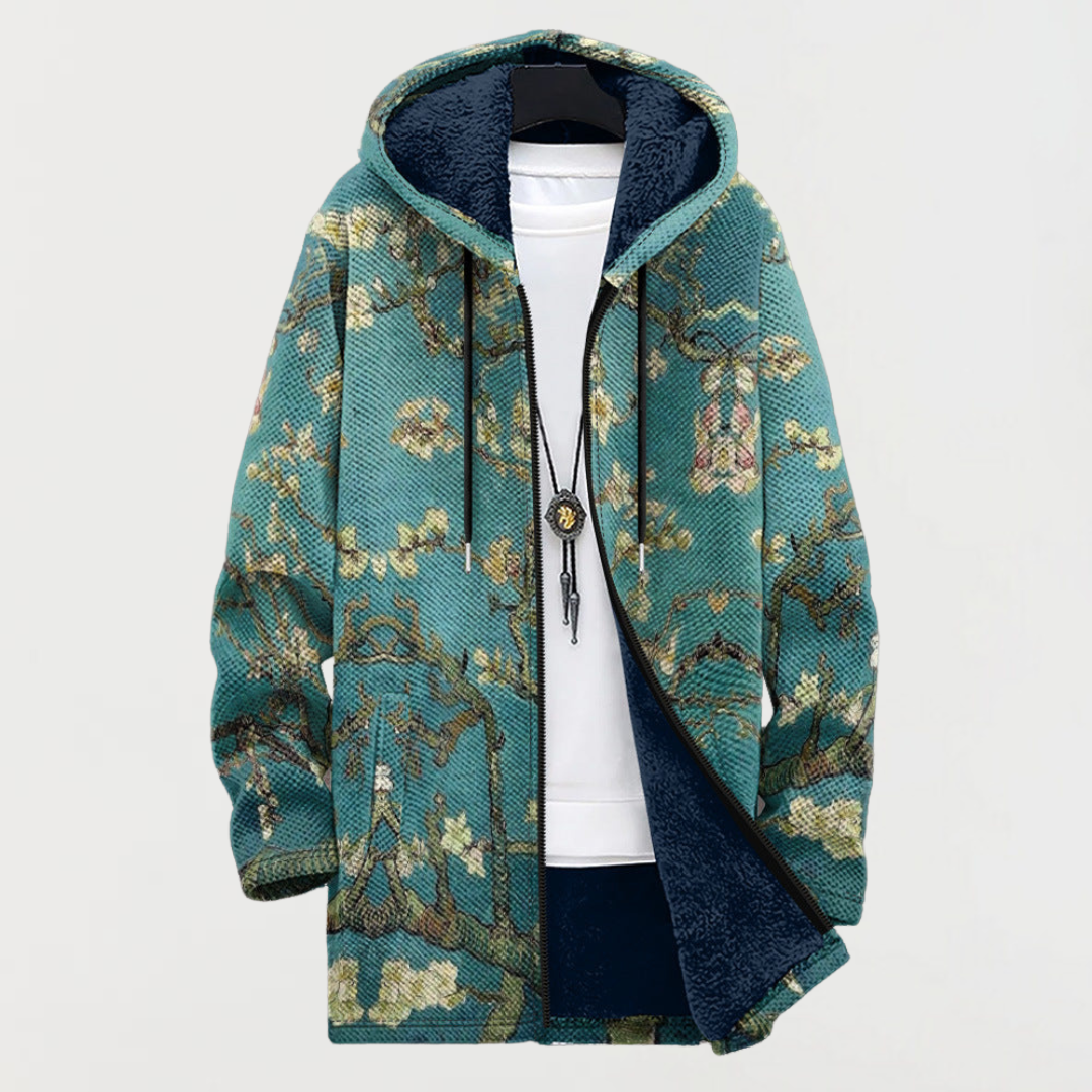 Anouk | Hoodie met bloeiende takken