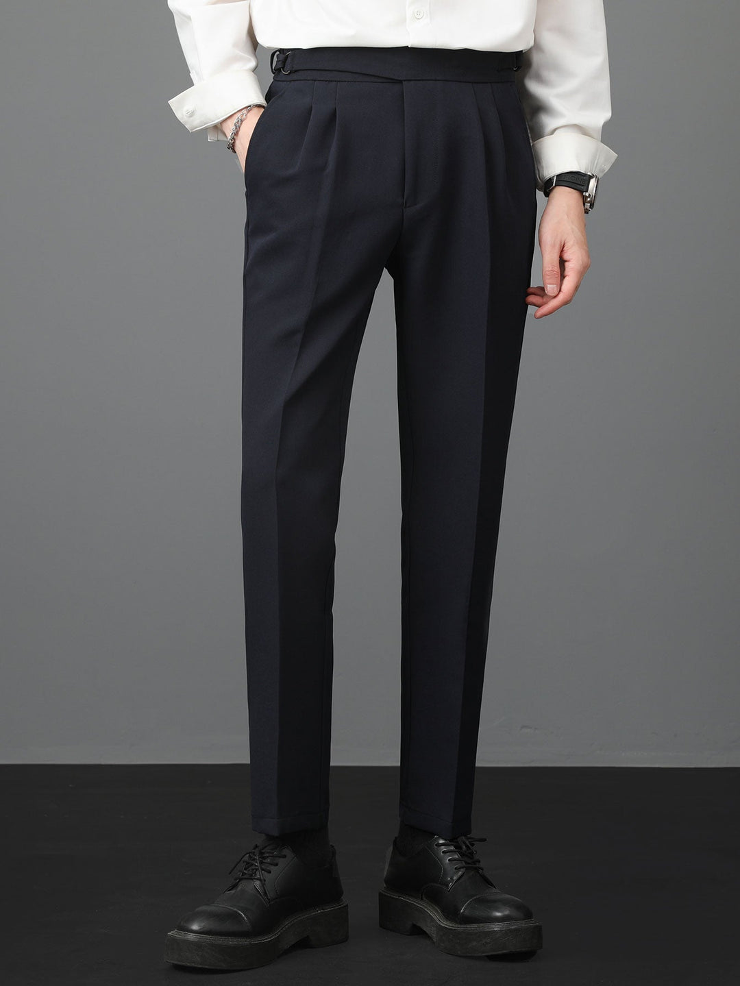 Barend | High waist slim fit pantalon