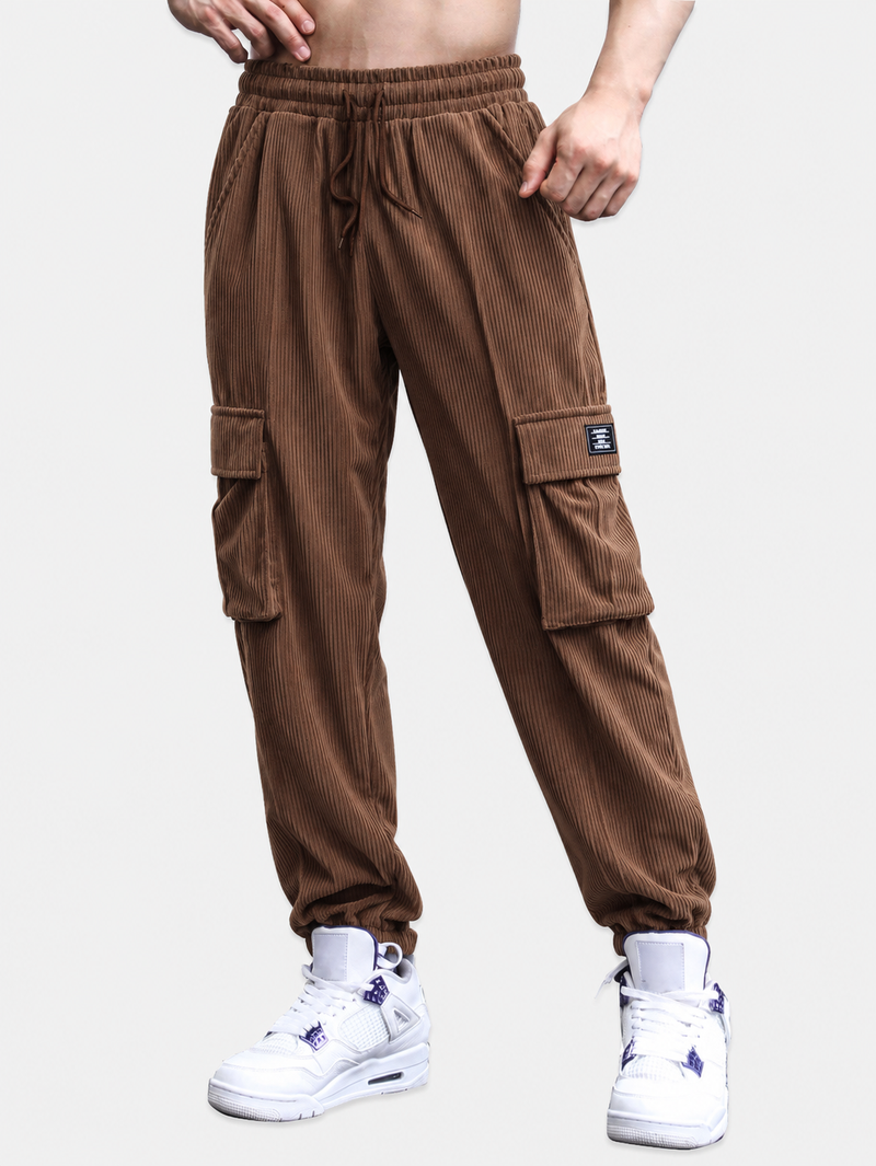 Bas | Corduroy cargo jogger