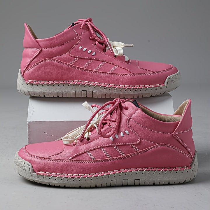 Bente Warme High-Top Sneaker-Enkellaars | Stevig en warm voor herfst en winter