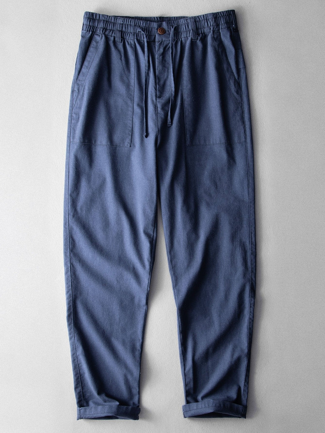 Bo | Linnen katoenen broek straight leg