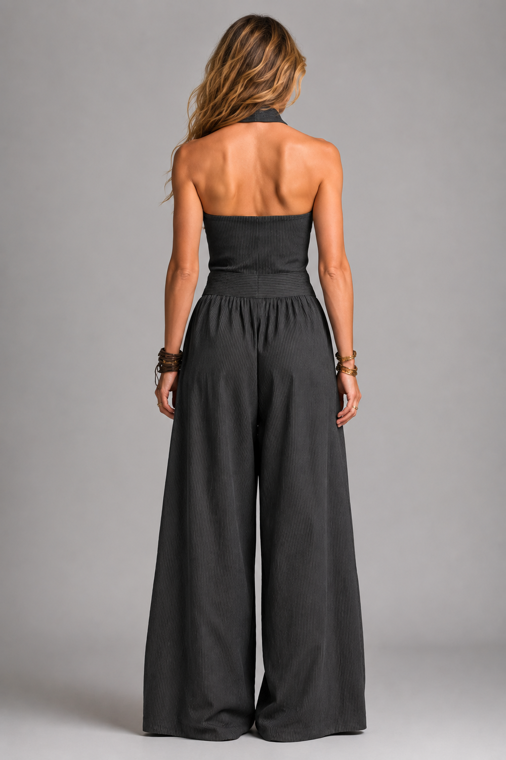 Debbie | Jumpsuit met halternek