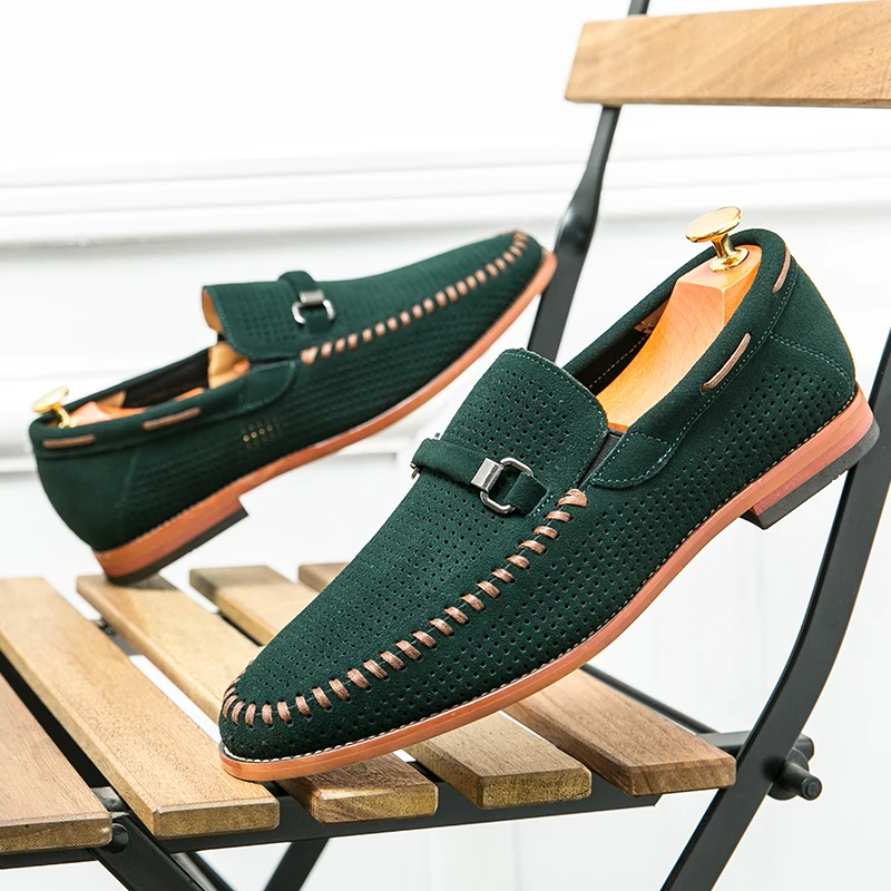 Dave | Suède penny loafers Firenze